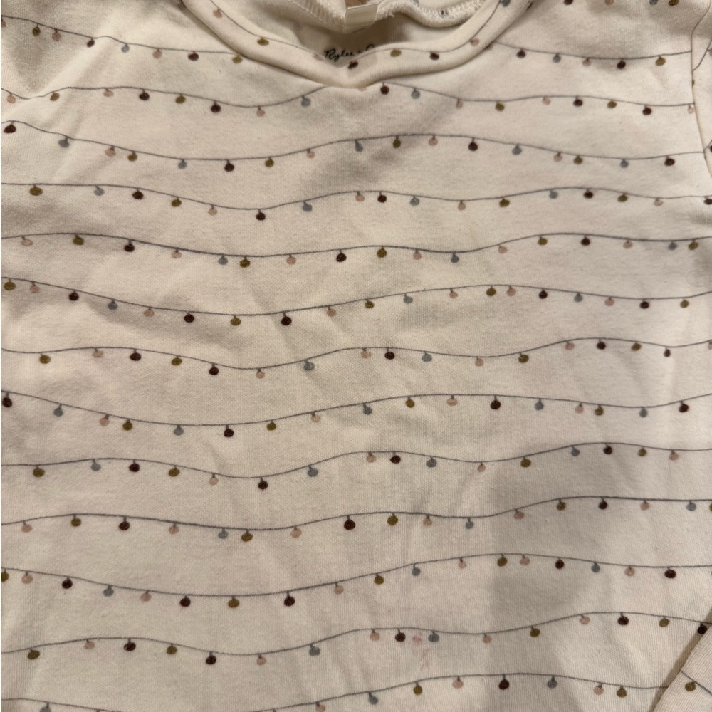 Rylee + Cru Cream Holiday Lights Pajama Set - Picture 8 of 8